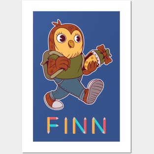 Entrusion Owl Finn Posters and Art